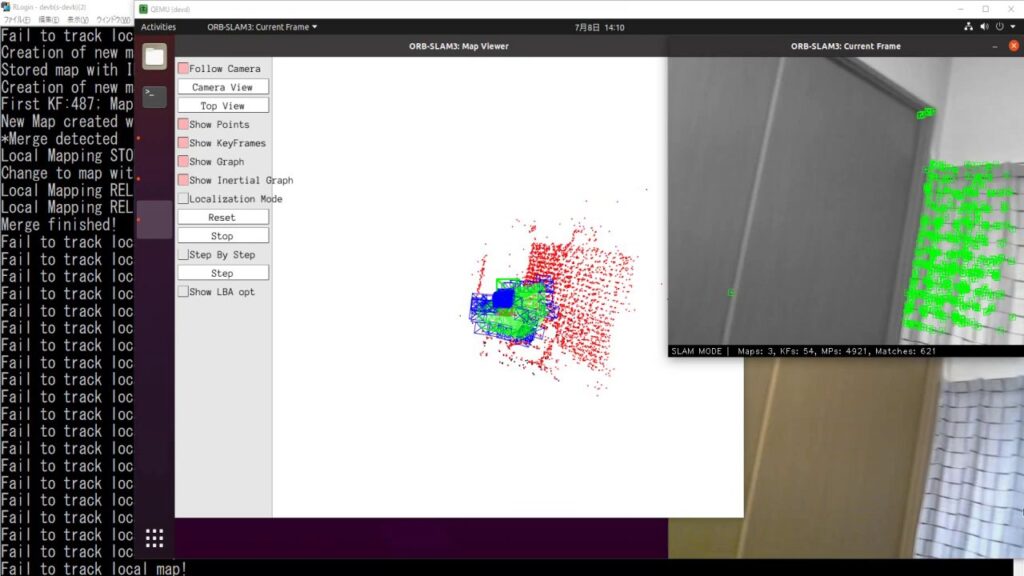 SLAMの調査 インフィニテグラ