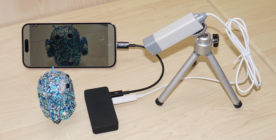 iOS17 USB UVCカメラ接続
