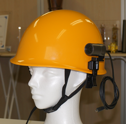 ヘルメット横ウェアラブルカメラ