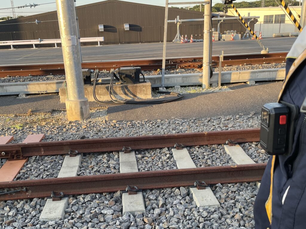 鉄道保線ボディカメラ